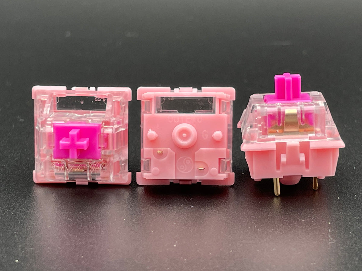 Gazzew's Bobagum Silent Linear switches – Ringer Keys